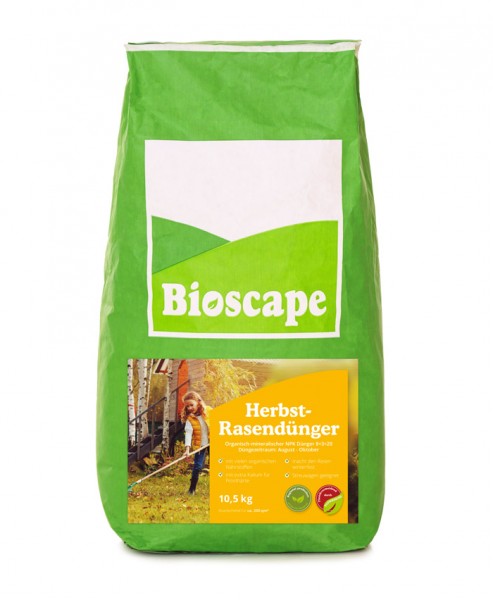 BIOSCAPE Herbst-Rasendünger